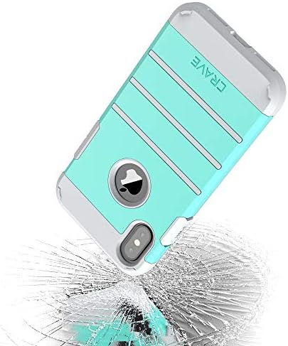 Crave iPhone Xs Case, iPhone X Case, Strong Guard Protection Series Case for Apple iPhone X/XS (5.8 Inch) - Mint...