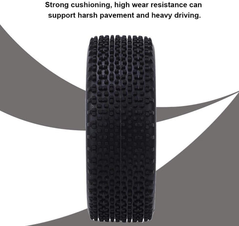 2PCS RC Car Tire, RC Front Tyre Off-Road Wheels Compatible for Wltoys 144001 1/14 RC Car((144001-1269)) Wltoys 144001 Tires Wltoys 144001 Replacem...