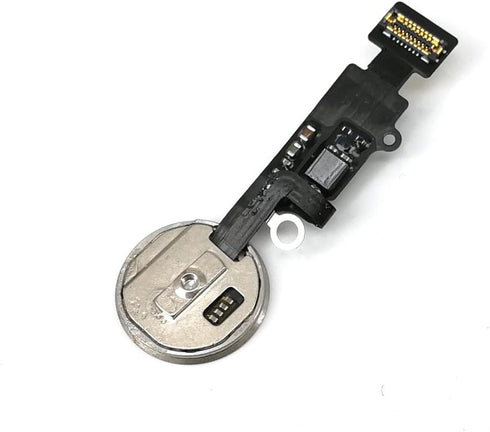 Home Button Key Fingerprint Touch ID Flex Cable Assembly Replacement for iPhone 7 and 7 Plus (Silver)...