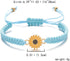 Pingyongchang 4pcs Braided Rope Bracelets Anklet Handmade Colorful Sunflower String Bracelets Boho Adjustable Waterproof Sandy Beach Bracelets Fri...