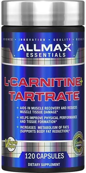 ALLMAX Nutrition L-Carnitine + Tartrate, 120 Capsules...