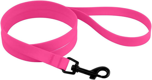 CollarDirect Waterproof Dog Leash Small Medium Large Durable Pet Leashes for Walking Training Running Pink Black Blue Orange Green (M, Pink)...