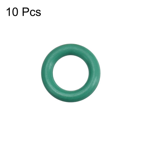 uxcell Fluorine Rubber O-Rings, 8.5mm OD 5.5mm ID 1.5mm Width FKM Seal Gasket for Machinery Plumbing, Green, Pack of 10...