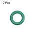 uxcell Fluorine Rubber O-Rings, 8.5mm OD 5.5mm ID 1.5mm Width FKM Seal Gasket for Machinery Plumbing, Green, Pack of 10...