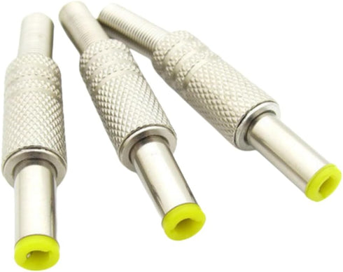 10Pcs 5.5 * 2.1/2.5mm DC Power Jack Plug Adapter Connector Power Supply Ends Solder Type DIY DC Connector (5.5 * 2.5mm)...