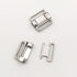 10 Sets 12mm Metal Bra Clasp Sewing Lingerie Front Closure Replacement Part (Silver 1/2")...