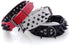 Spiked Studded Dog Collar, PU Leather Dog Collar, Adjustable Pet Collars for Medium or Large Breed Pet (L, Red3)...