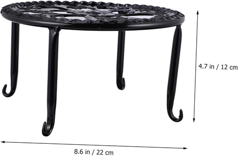 LIOOBO Flower Pot Iron Frame Flower Pots for Indoor Plants Potted Flower Pot Stand Flower Pot Holders for outside Outdoor Plant Pots Iron Flower P...
