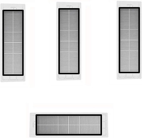 xcivi Replacement Parts Kit S6 HEPA Filters, Side Brushes and Rolling Brush Compatible with Xiaomi MiJia1 1S Roborock S6 S50 Max S51 S55 S5 E20 E2...