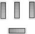 xcivi Replacement Parts Kit S6 HEPA Filters, Side Brushes and Rolling Brush Compatible with Xiaomi MiJia1 1S Roborock S6 S50 Max S51 S55 S5 E20 E2...