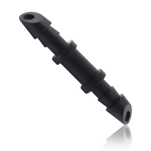 60Pcs 1/4 Inch Drip Irrigation Coupling Fittings Straight Coupling Barbed Connector for 4/7mm Tube Drip Irrigation Watering System...