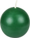 Zest Candle 6-Piece Ball Candles, 3-Inch, Hunter Green...