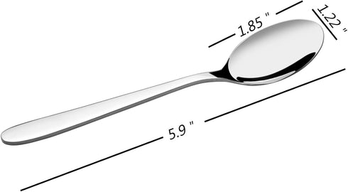Kekow 12 Pieces Stainless Steel Teaspoon, Small Spoon...