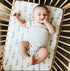 Changing Pad Cover - Cradle Sheets Fits Baby Mattress Sheet 36" X 18 - Unisex Grey Sage Diamond - 2 Pack Set...