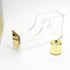 NatSumeBasics Tape Dispenser Desk Pure Gold Acrylic Washi Tapes Holder Dispenser for Aesthetic Office School Accessories Supplies (Clear Yellow Go...