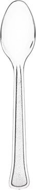 Clear Plastic Heavy Weight Spoons (20 Count) - Premium Disposable Plastic Cutlery, Perfect for Home Use and All Kinds of Occasions...