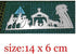 New Nativity Cutting Dies,DIY Scrapbooking Artist Metal Cutting Dies New Stencils for DIY Scrapbooking Paper Cards Craft Making Craft Fun Decorati...