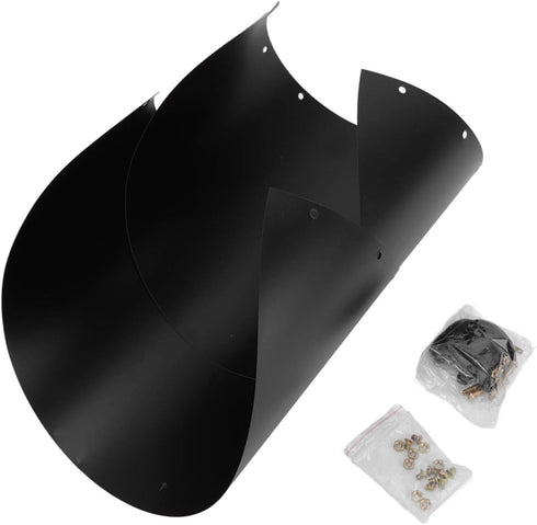 Squirrel Baffles for Bird Feeders, Bird Feeder Baffle, Outdoor Squirrel Baffle Galvanized Steel Squirrel Flapper Squirrel Proof Bird Feeder Pole B...
