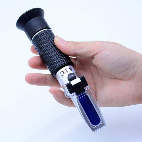 4-in-1 DEF Antifreeze Coolant Refractometer for Automobile Antifreeze System, Diesel Exhaust Fluid, Battery Acid and Windshield Washer Fluid...