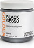 Golden 0003560-5 Acrylic Black Gesso Jar, 8 oz......