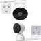 2Pack Metal Corner Wall Mount Compatible with Google Nest Cam Outdoor or Indoor/Battery or Wired-2nd Generation, 300° Rotation Adjustable Bracket ...
