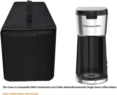 Waterproof Dustproof Cover pads caps compatible with Famiworths Iced Coffee Maker/Famiworths Single Serve Coffee Maker...
