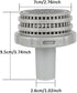 11070 & 11072 &12364 Strainer Connector Replacement for Intex 25022E 26005E Aboveground Pool 1-1/4" Water Jet Connector Replace Parts 26183MW 2616...