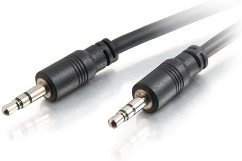 Legrand - C2G Home Audio Cable, Black Audio Cable and Stereo Cable, 25 Foot Auxiliary Extension Cable, 1 Count, C2G 40107...