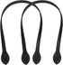 SUPVOX 2pcs 24 Leather Purses Straps Leather Bag Handles Replacement Purse Straps Handbag Bag Wallet Straps (Black)...