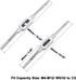 uxcell Adjustable Tap Wrench Handle, for Metric M4-M12 W5/32-1/2 Taps, Thread Tap Holder Reamer Hand Tapping Tool for Machinist Repair, Tool Steel...