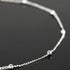 UMAOKANG 32.8 Feet Silver Plated Brass Chain for Jewelry Making Twist Curb Bead Necklace Chains Bulk with Jump Rings and Lobster Clasps...