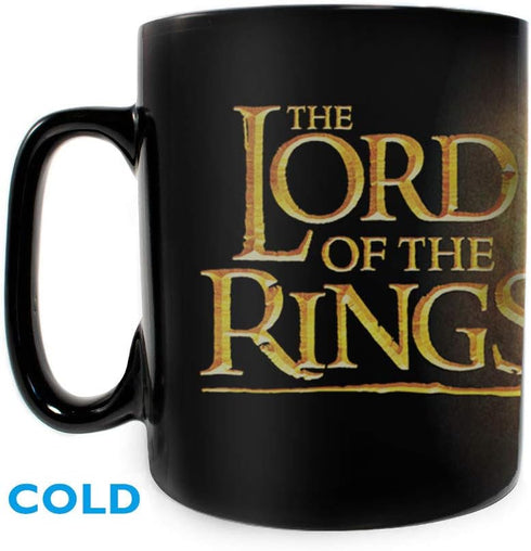 Morphing Mugs 16 Ounces The Lord of the Rings The One Ring to Rule Them All Heat Reveal Ceramic Coffee Mug...