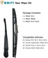 Rear Windshield Back Wiper Arm Blade Set 76720-T0A-003 for Honda CRV CR-V 2012-2016, for Toyota Highlander 2008-2013, for Toyota Prius V 2012-2015...