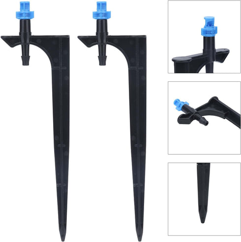 Irrigation Dripper, 20Pcs/Bag with Ground Insert Fruit Tree Drip Irrigation Emitters for Gardening,Drip Emitters Garden Irrigation Drippers Drip I...