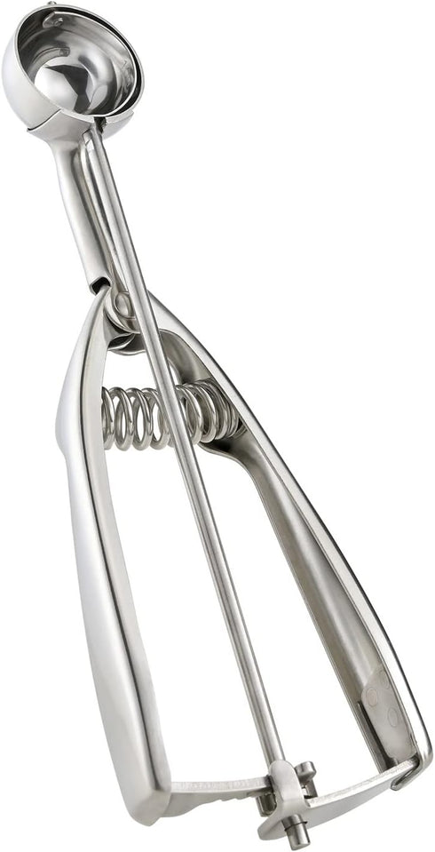 18/8 Stainless Steel Small Ice Cream Scoop Disher Melon Baller 0.6 Tablespoon...