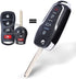 Upgraded Key Fob Keyless Entry Remote Control for Nissan Altima 350Z Armada Maxima Quest Sentra/Infiniti EX35 FX35 FX45 G35 I35 Q45 QX56 FCC ID KB...