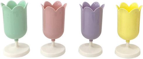 Tulip Pen Holder for Desk Cute Organizer Desk Organizer Makeup Brush Holder Girl, Ladies (Purple)...