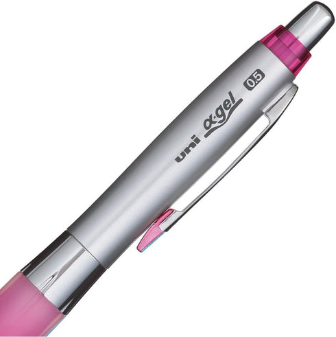 Uni Alpha-Gel Shaker Mechanical Pencil 0.5mm Soft Grip, Rose Pink (M5617GG1P.66)...