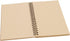 Mtsooning Kraft Paper Unlined Notebooks, 100Pages/50Sheets 6.89x4.92Inch Brown Cover Sketchbook Memo Diary Subject Journal Planner for Travelers S...