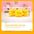 Unomor Zipper Wallet 6Pcs Lovely Small Yellow Chicken Coin Purses Chick Shape Change Purses Wallets...