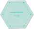 SUE DALEY DESIGNS Hexagon Template Patchwork with BUSYFINGERS EPP English Paper Piecing (1 1/2 inch)...