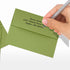 LUXPaper A2 Invitation Envelopes | Peel & Press | 4 3/8" x 5 3/4" | Avocado Green | 70lb. Text | 50 Qty...
