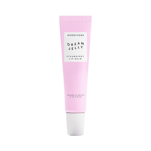 HERBIVORE Dream Jelly Multi-Oil Lip Balm for Hydration + Plumping with Linoleic Acid, Shea Butter, and Vegan Waxes - Plant-based, Vegan, Cruelty-F...