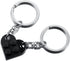 Brick Keychain for Couples Friendship - 2pcs Matching Heart Colorful Keychain Set for Couples Valentine's Day BFF...