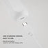 Portable Cordless Electric Egg Beater Handheld USB Charging Milk Frother with Stainless Steel Whisk Electric Milk Frother Cordless Hand Mixer Hand...