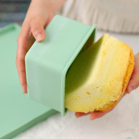 2Pcs Square Shaped Baking Silicone Molds,Food Grade Cake Mould for Cheese Cake Toast Mold Bread Mould Soap Mold Polymer Clay Resin...