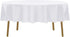 70 inch Round Tablecloth Washable Polyester Table Cloth Decorative Table Cover for Wedding Party Dining Banquet?70 inch,White?...