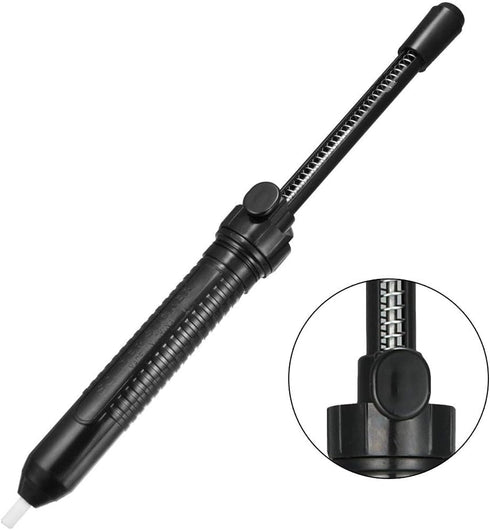 uxcell Desoldering Pump 13.2 Inches 33.5cm Manual Vacuum Solder Sucker Removal Hand Tool Plastic Black 2pcs...