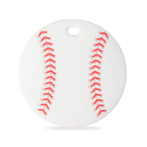 Baby Sport Teething Toys,BPA Free Food Grade Silicone Teether,Highly Effective Pain Relief for Boy and Girl,Freezer Safe Teething Egg (Baseball)...