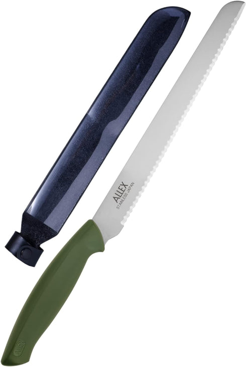 ALLEX Insulation Knife with Sheath Japanese Stainless Steel 8" Long Cut, Insulation & Styrofoam Cutter with Blade Case, Serrated Sharp Duct Knife ...